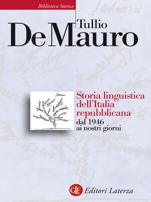 cover image of Storia linguistica dell'Italia repubblicana